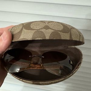 Designer Brown Sunglasses with Case